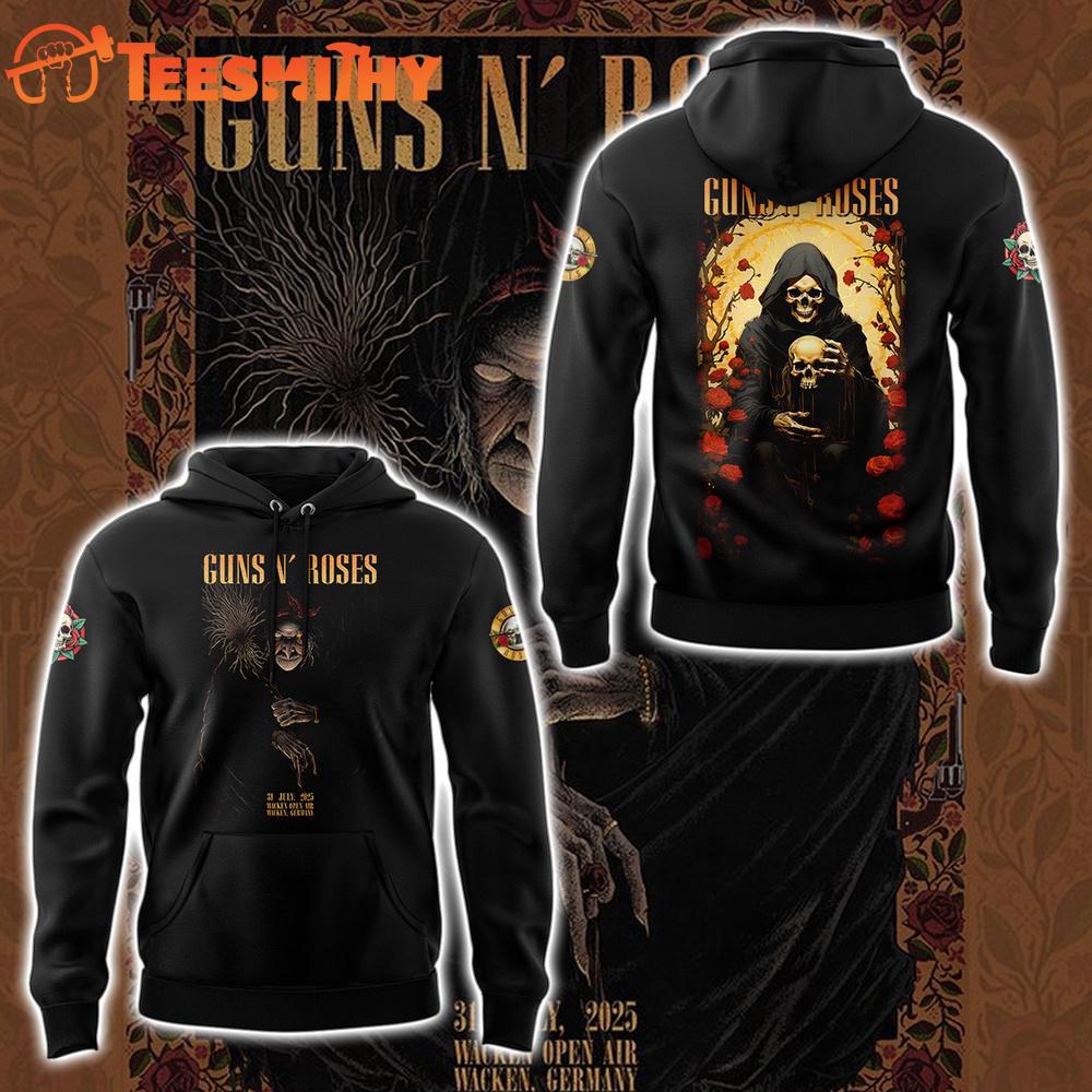 Guns N' Roses World Tour July 2025 Wacken Open Air Wacken Germany Hoodie Shirt Guns N' Roses World Tour July 2025 Wacken Open Air Wacken Germany Hoodie Shirt
