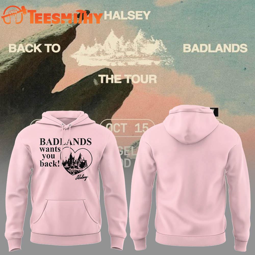 Halsey Back to Badlands Los Angeles 2025 Tour Hoodie