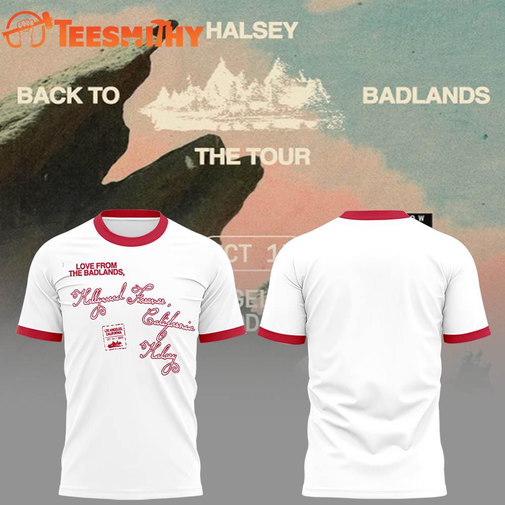 Halsey Back to Badlands Los Angeles 2025 Tour Limited Edition 3D Shirt