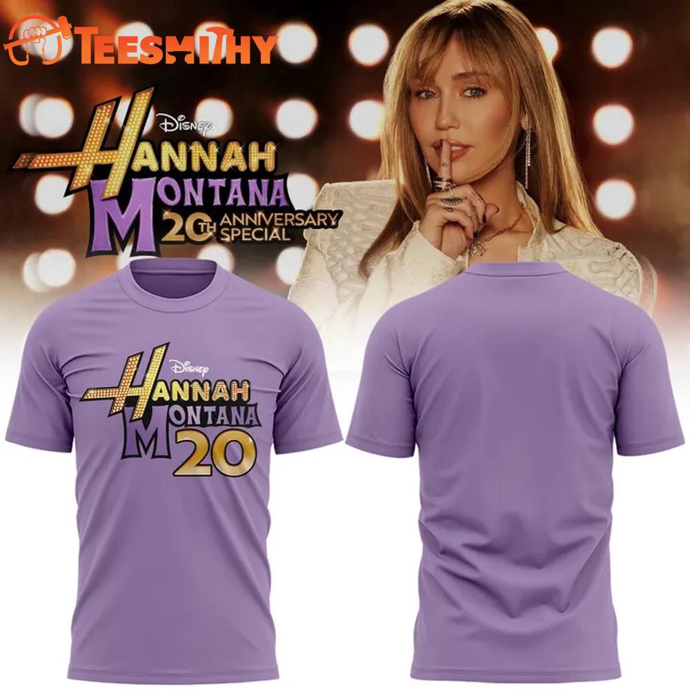 Hannah Montana 20th Anniversary Limited Edition 3D T Shirt