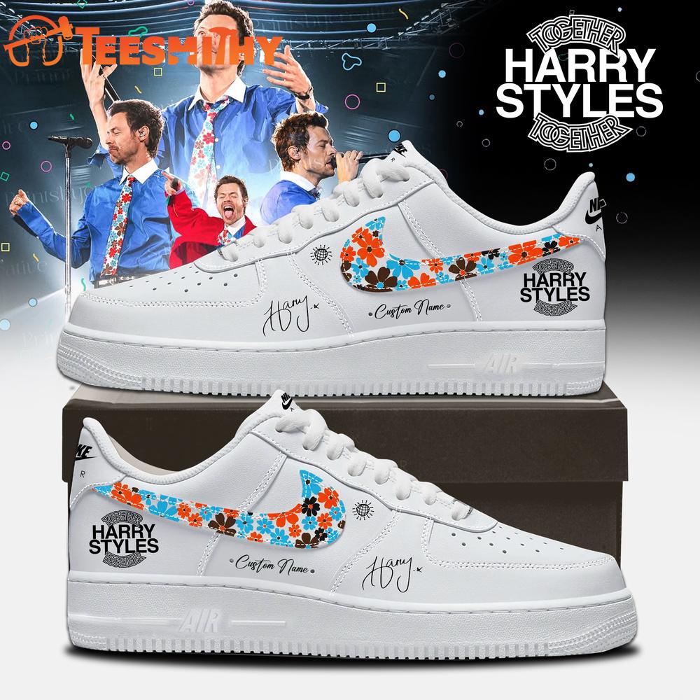 Harry Styles Together, Together Tour 2026 Limited Edition Signature White Air Force 1 Shoes