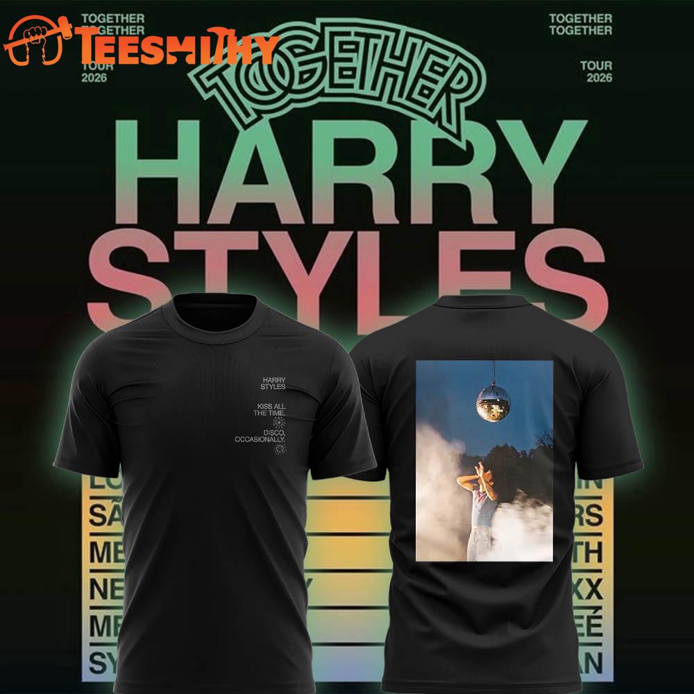 Harry Styles Together Tour 2026 Black T Shirt