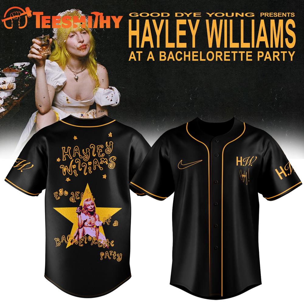 Hayley Williams At A Bachelorette Party Tour Limited Edition Signature Baseball Jersey
