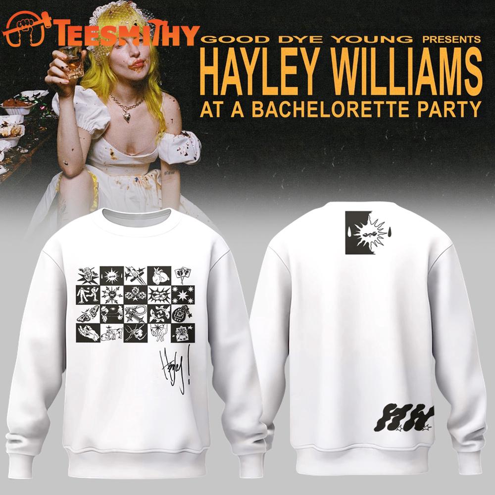Hayley Williams At A Bachelorette Party Tour Limited Edition Signature Sweatshirt