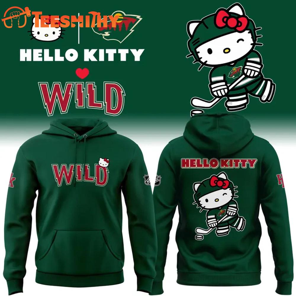 Hello Kitty x Minnesota Wild 2026 Hoodie Shirt