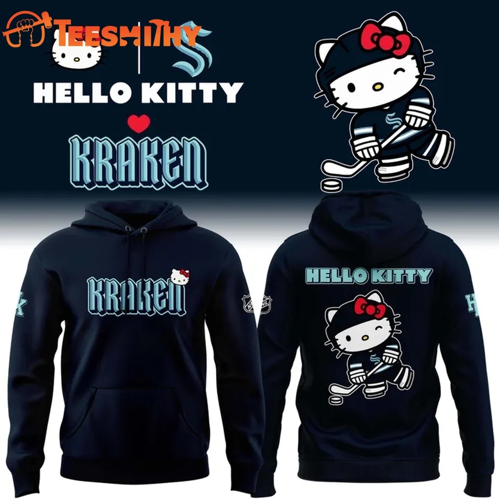Hello Kitty x Seattle Kraken Hoodie