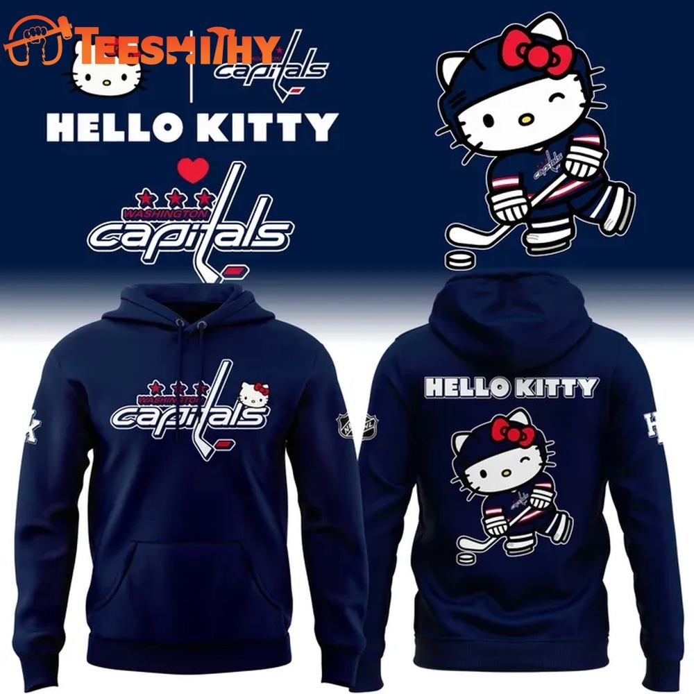 Hello Kitty x Washington Capitals Hoodie Shirt