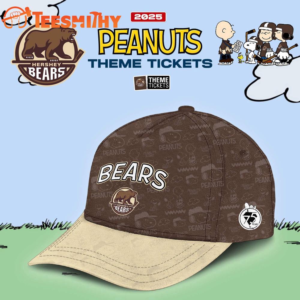 Hershey Bears x Snoopy Peanut 2025 Christmas Limited Edition Cap