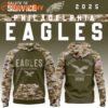 Philadelphia Eagles Olive 2025 Salute to Service Sideline Hoodie Shirt Philadelphia Eagles Olive 2025 Salute to Service Sideline Hoodie Shirt