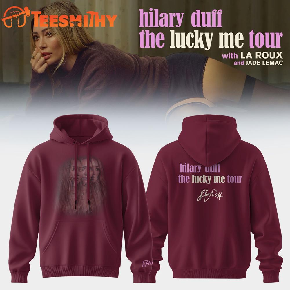 Hilary Duff The Lucky Me Tour 2026 27 Signature Special New Hoodie