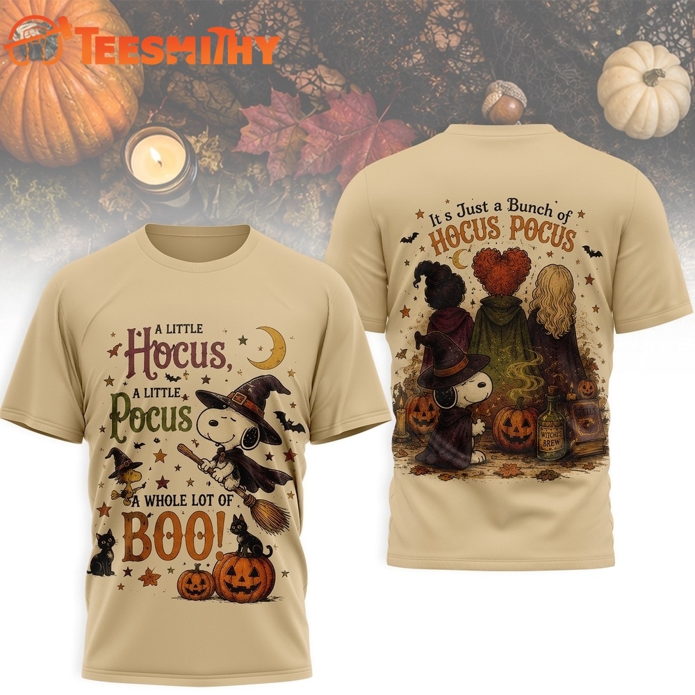 Hocus Pocus Halloween Collection 3D Shirt