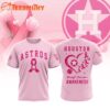 Kansas City Royals 2025 MLB Pink Breast Cancer Awareness Design 3D Shirt