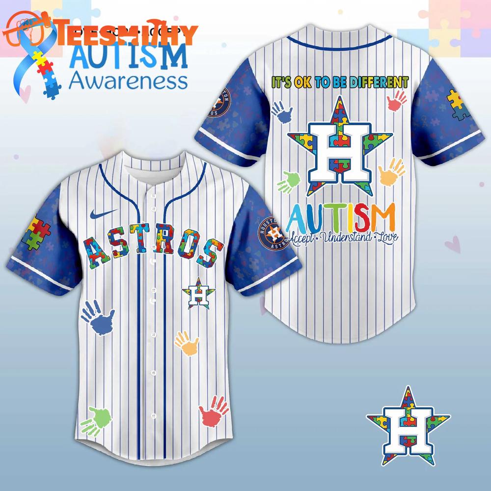 Houston Astros Autism Awareness 2026 Limited Editions Baseball Jersey