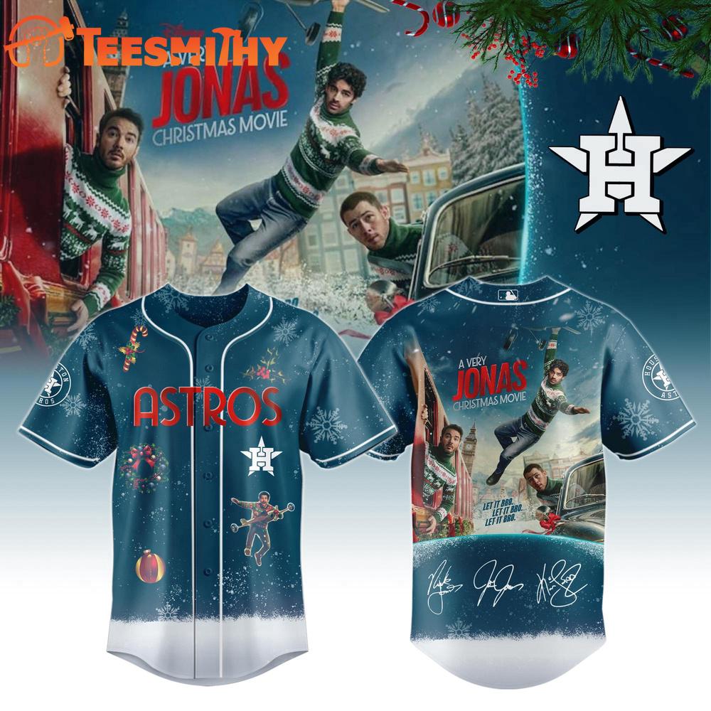 Houston Astros x A Very Jonas Christmas Movie Limited Edition Baseball Jersey