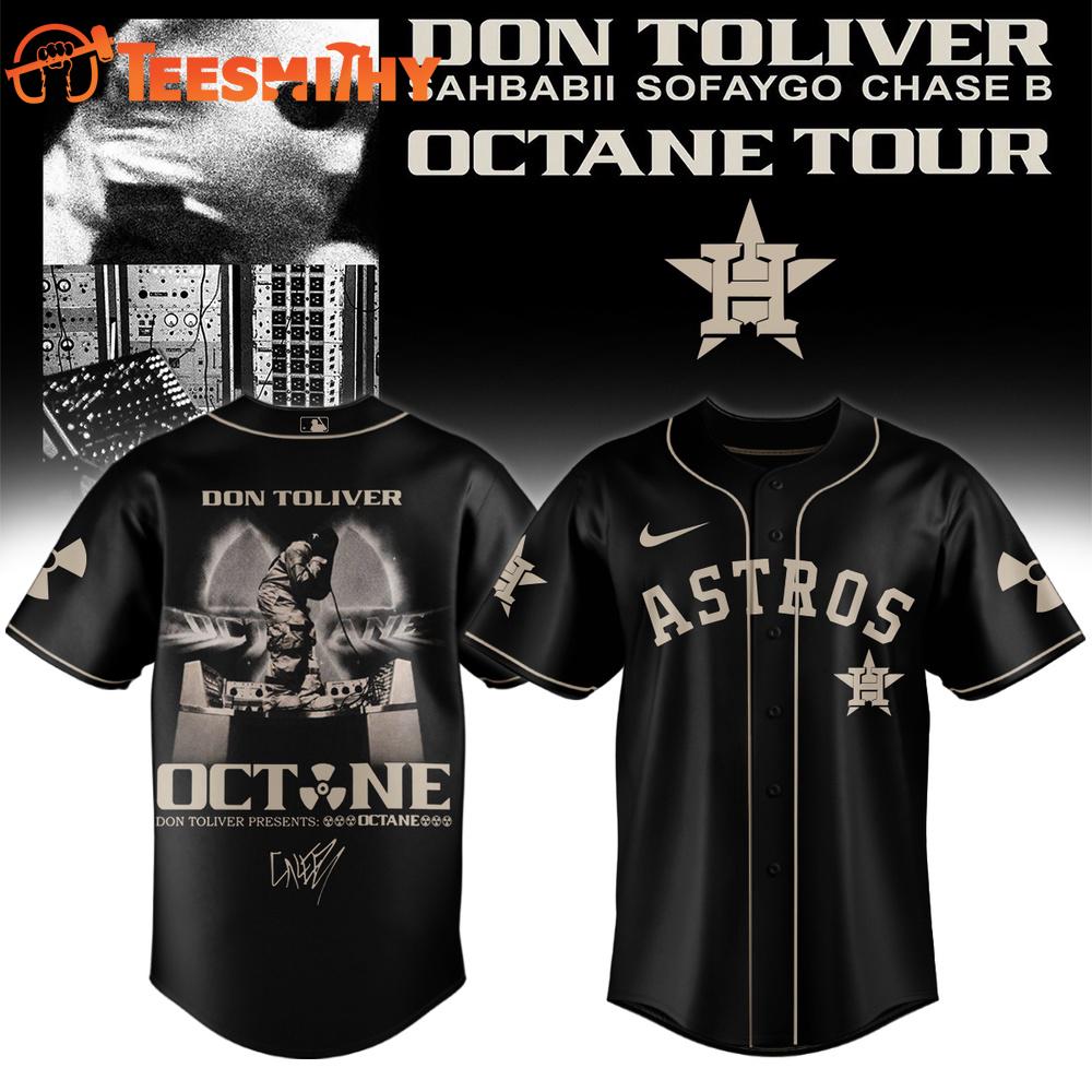 Houston Astros x Don Toliver Octane Tour 2026 Limited Edition Signature Baseball Jersey