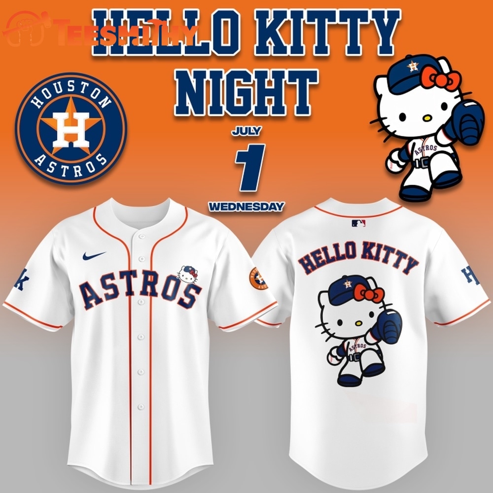 Houston Astros x Hello Kitty Night 2026 Jersey Shirt
