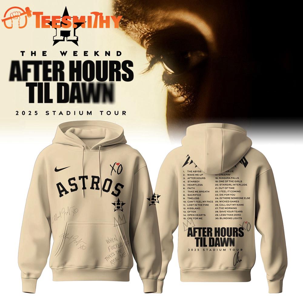 Houston Astros x The Weeknd After Hours Til Dawn Hoodie