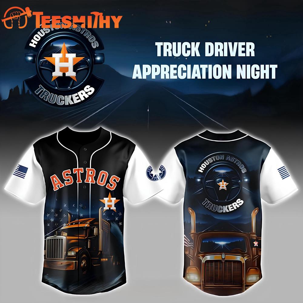 Houston Astros x Truck Driver Limited Custom Baseball Jersey