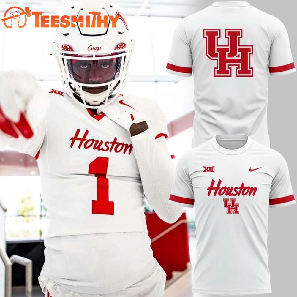 Houston Cougars Football New Uniform 3D Shirt