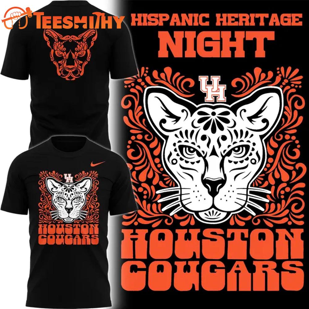 Houston Cougars for Hispanic Heritage Night 3D Shirt Houston Cougars for Hispanic Heritage Night 3D Shirt