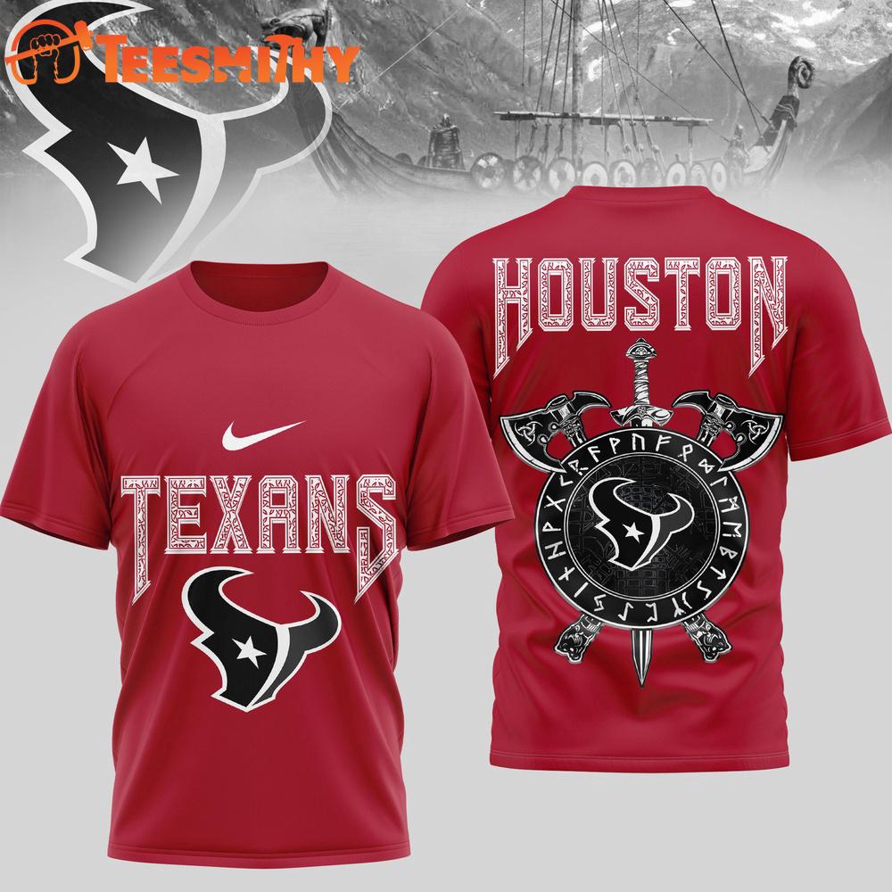 Houston Texans 2026 NFL Viking Special New 3D Shirt