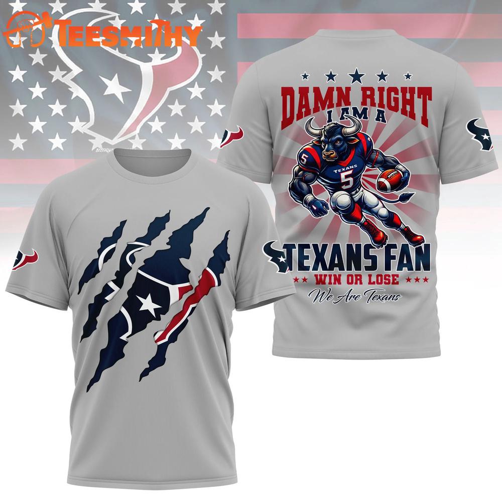 Houston Texans 2026 NFL We Are Texans Special Limited Edition 3D Shirt