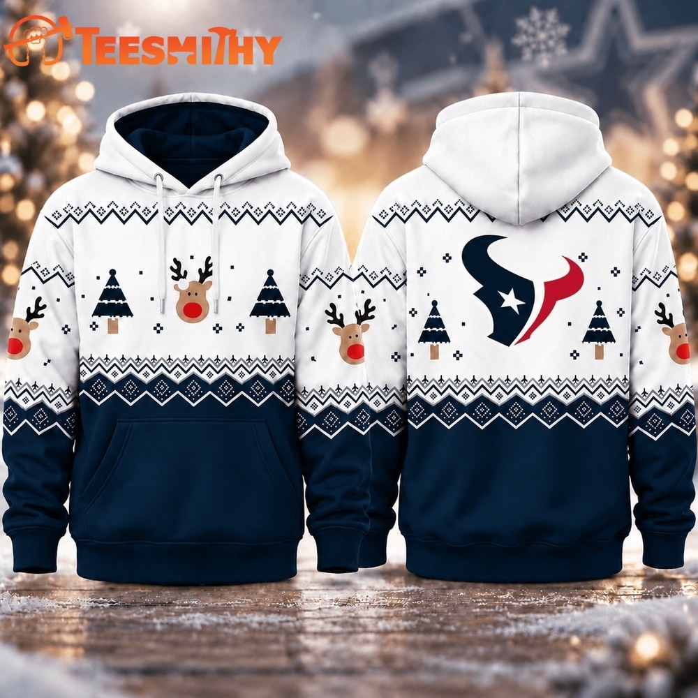 Houston Texans NFL Christmas Game Day Hoodie Shirt