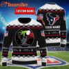 Houston Texans NFL Grinch Hands Personalized Ugly Christmas Sweater