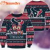 Houston Texans NFL Mickey Minnie Ugly Christmas Sweater