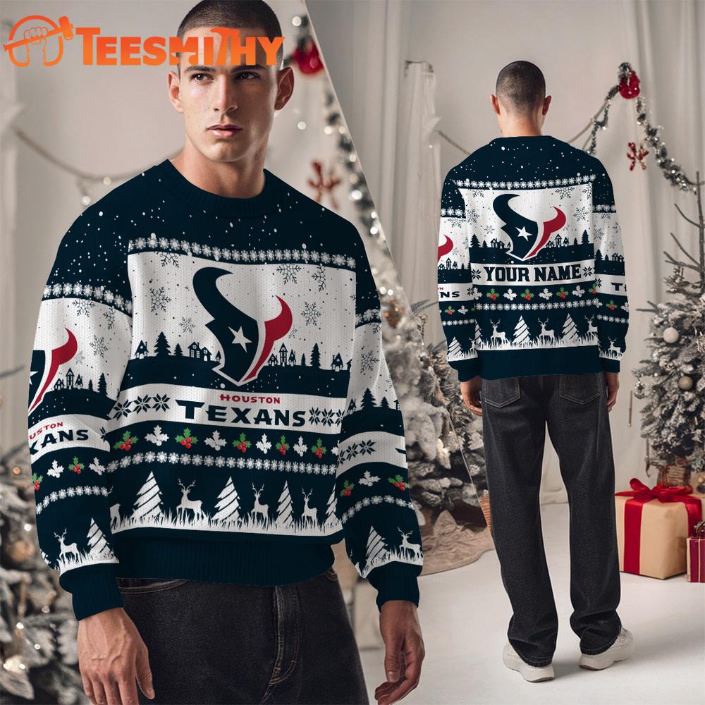 Houston Texans NFL Snow Ugly Christmas Sweater Houston Texans NFL Snow Ugly Christmas Sweater