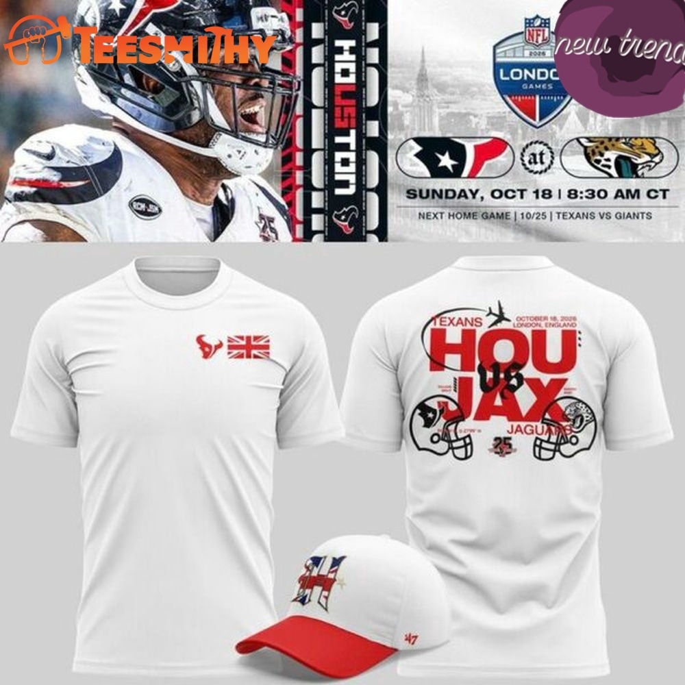 Houston Texans x Jacksonville Jaguars London Games 2026 T Shirt