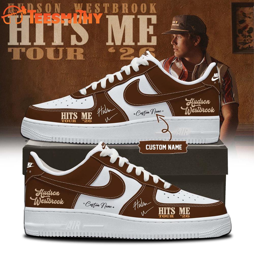 Hudson Westbrook Hits Me Tour 2026 Signature Air Force 1 Shoes Sneakers