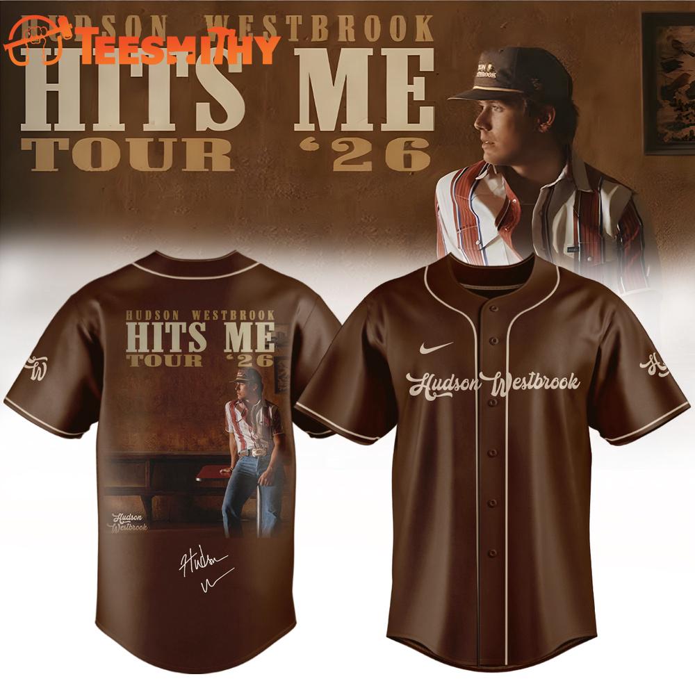 Hudson Westbrook Hits Me Tour 2026 Signature Limited Edition Baseball Jersey