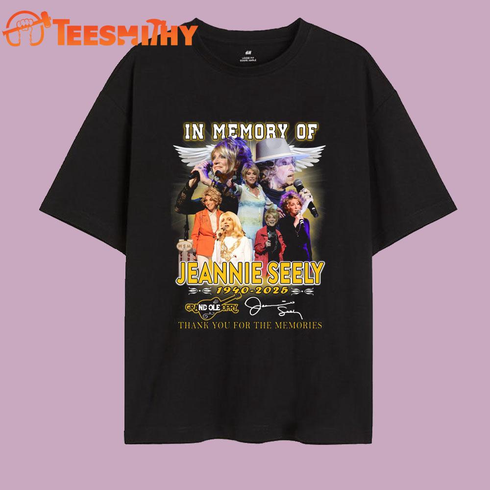 In Memory Of Jeannie Seely 1940-2025 Signature T Shirt