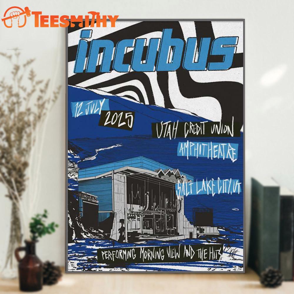 Incubus Jul 12 2025 In Salt Lake City UT Poster Canvas Art