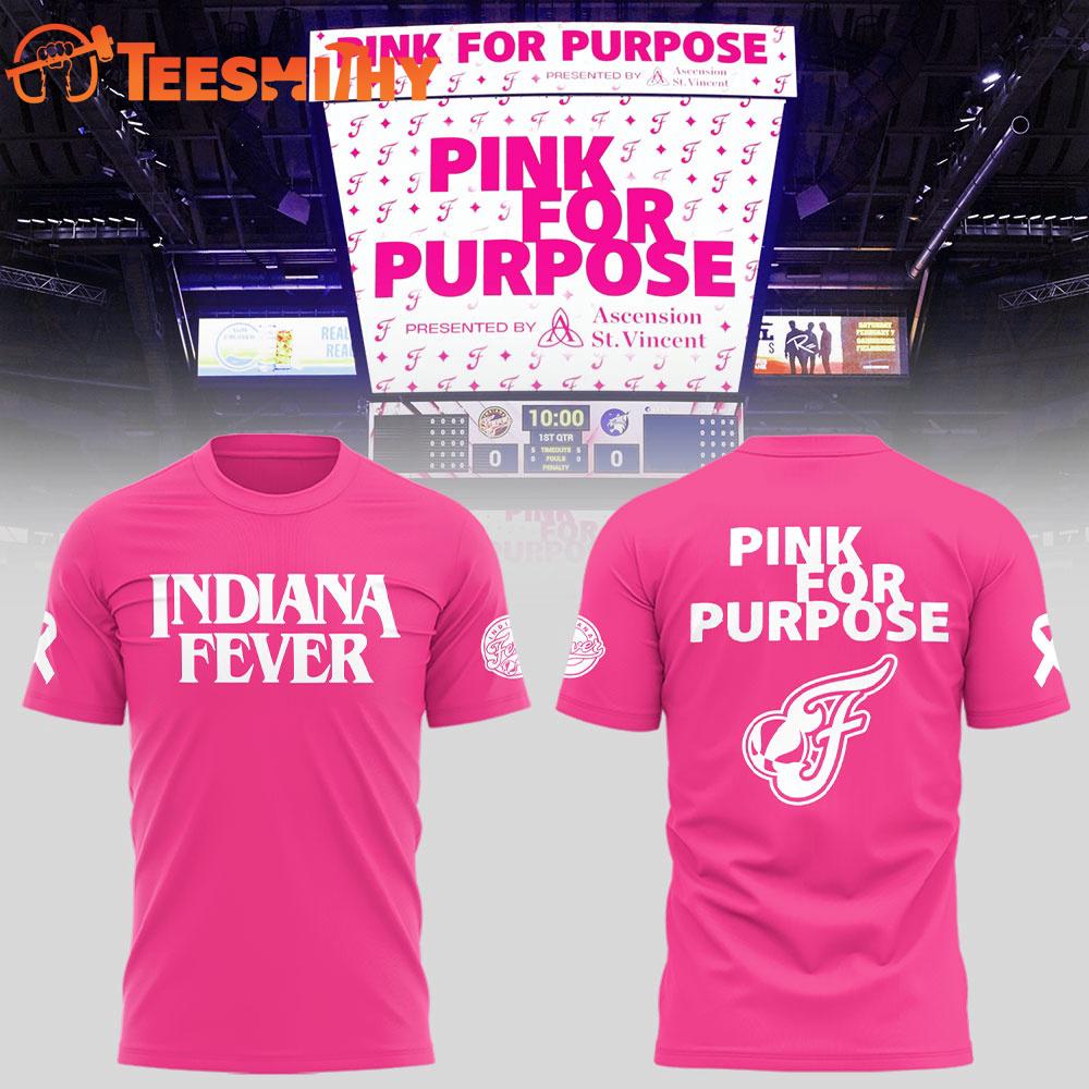 Indiana Fever Pink for Purpose 2025 Limited Edition 3D Shirt