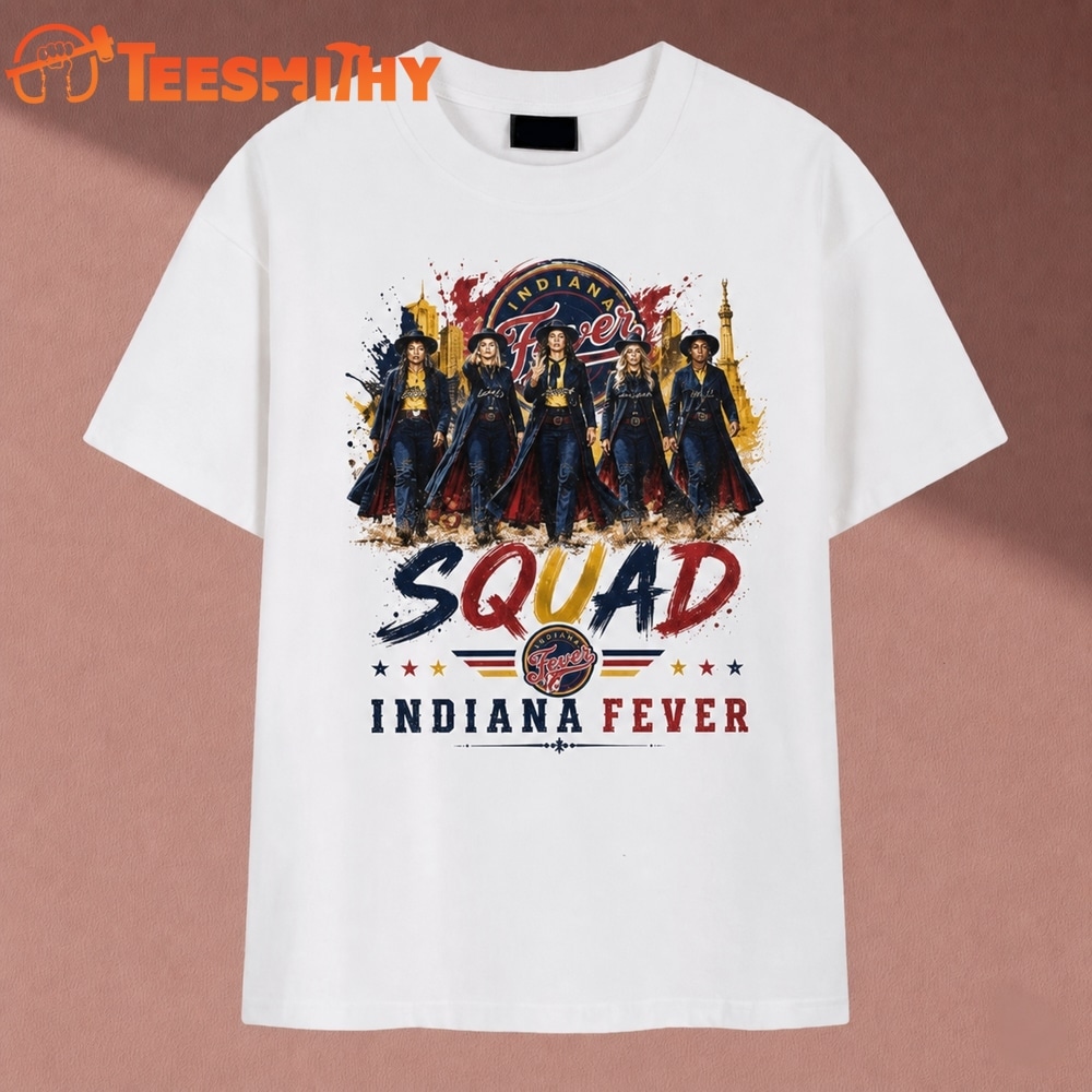 Indiana Fever Squad Women's Basketball Graphic T Shirt