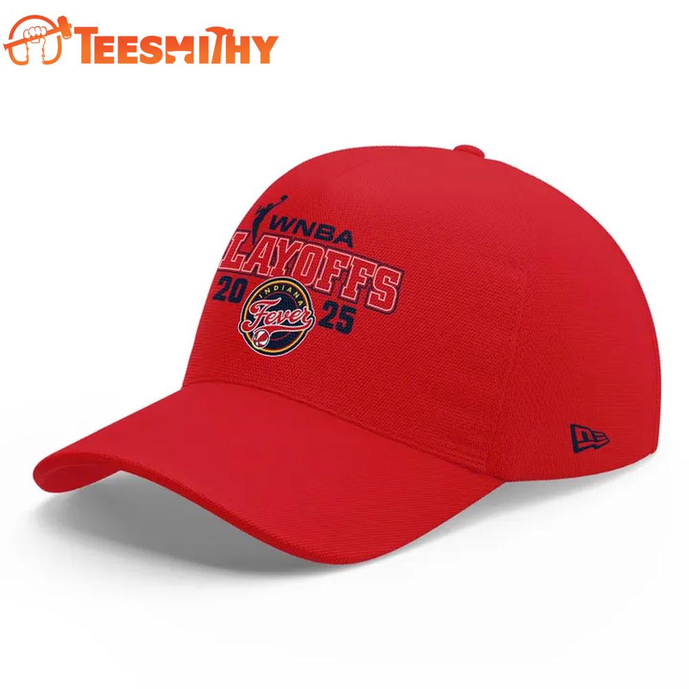 Indiana Fever WNBA 2025 Playoffs Red Cap Indiana Fever WNBA 2025 Playoffs Red Cap