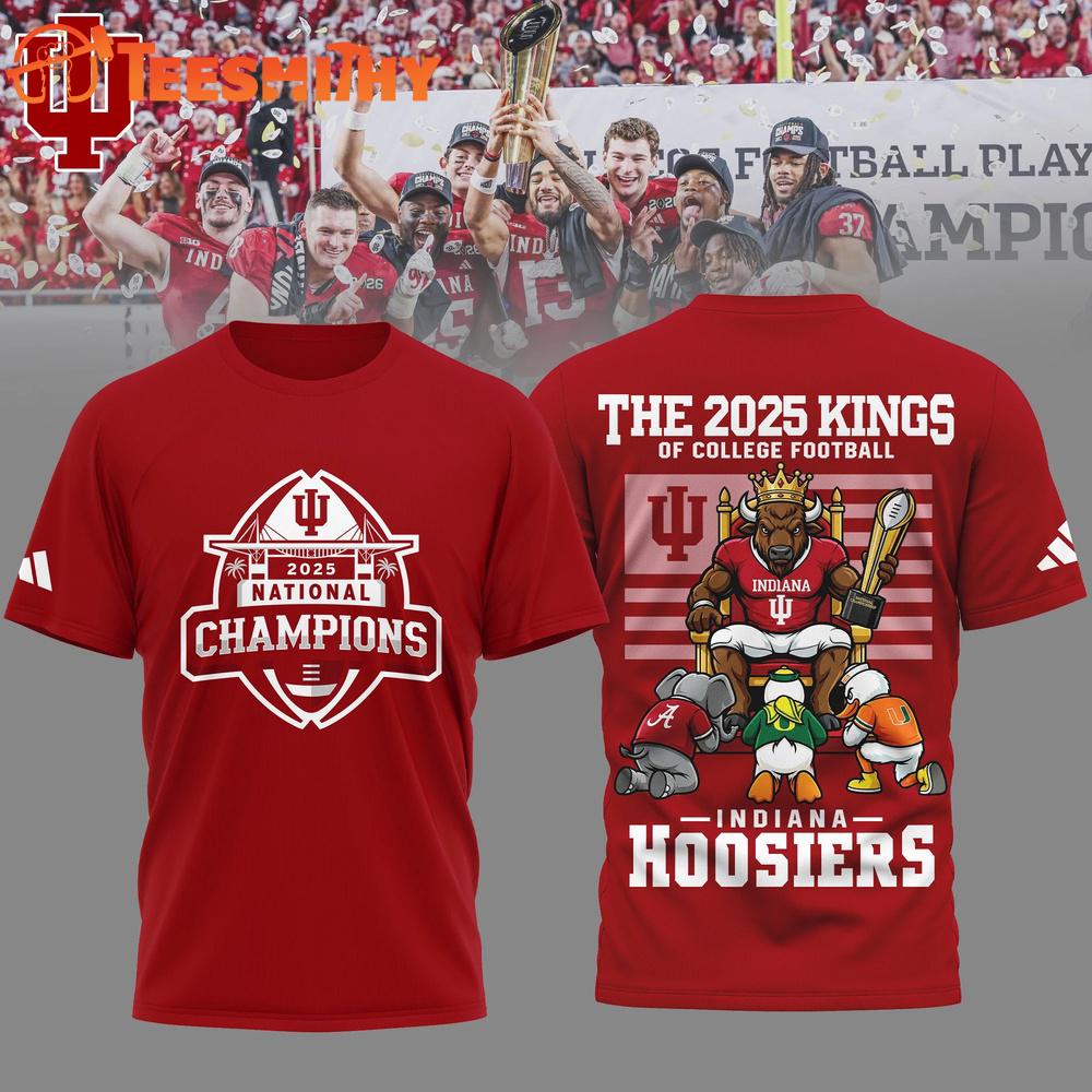 Indiana Hoosiers NCAA 2026 CFP National Champions the Kings 3D Shirt