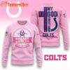 Kansas City Chiefs 2025 NFL My God Is Stronger Than Breast Cancer Chritmas Sweater