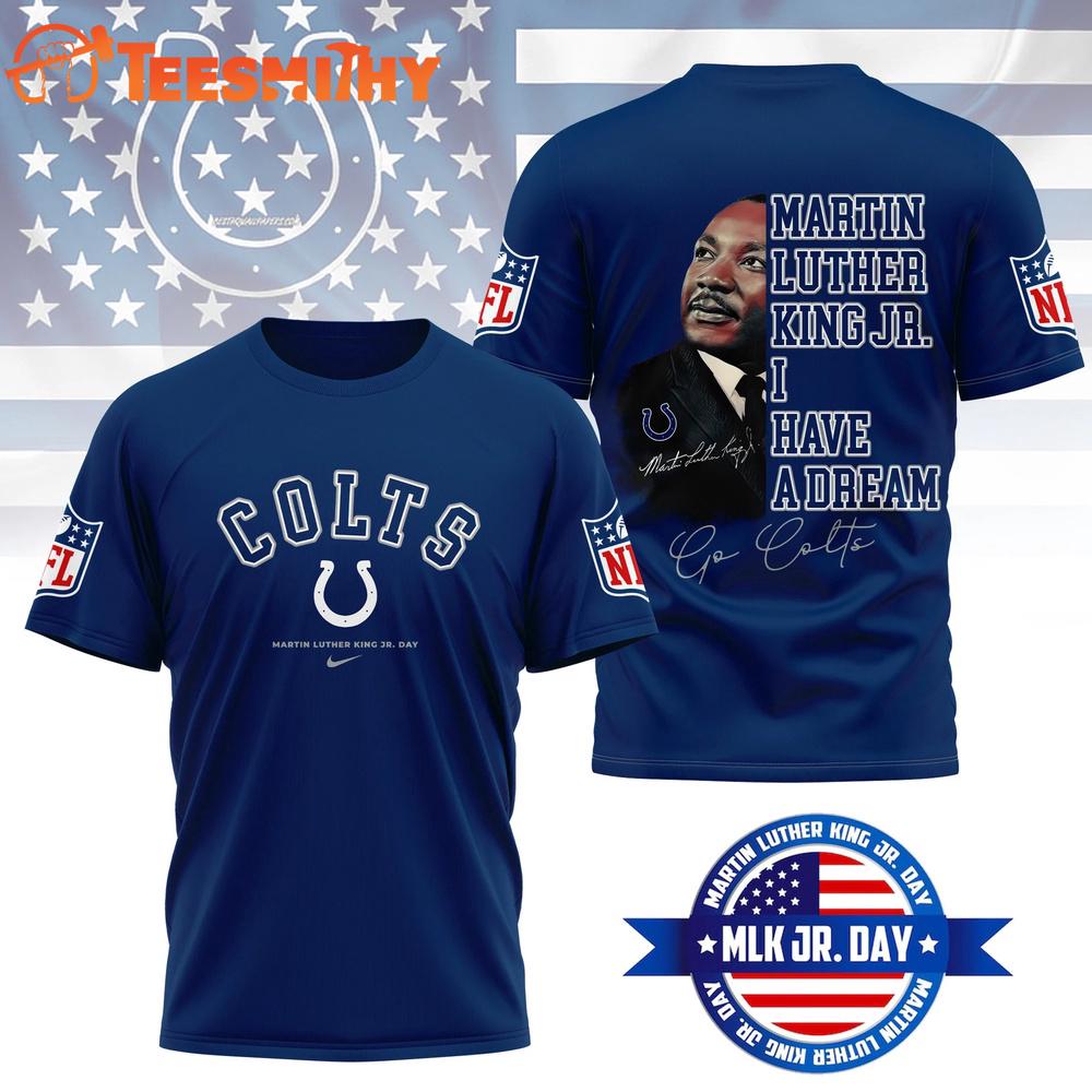 Indianapolis Colts 2026 NFL Martin Luther King JR. Day 3D Shirt