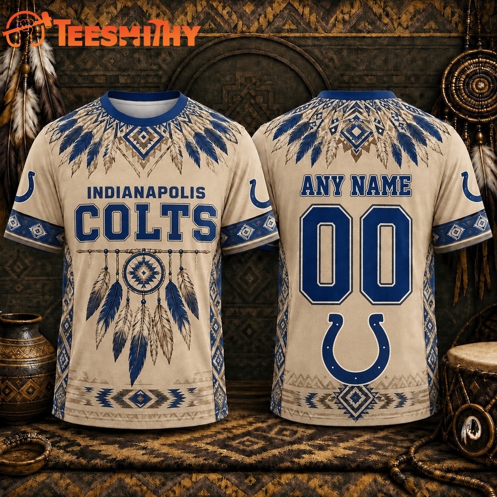 Indianapolis Colts 2026 NFL Native American Heritage 3D Shirt