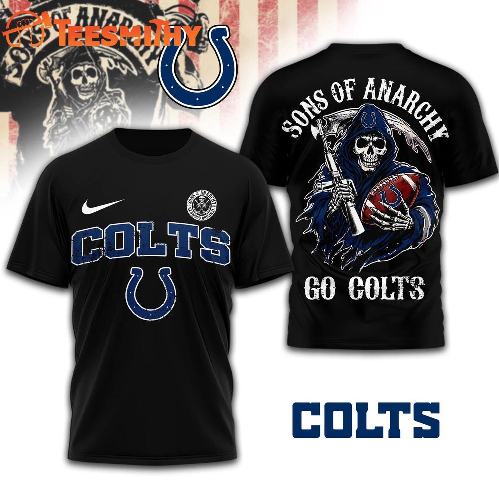 Indianapolis Colts 2026 NFL Sons of Anarchy 3D T Shirt