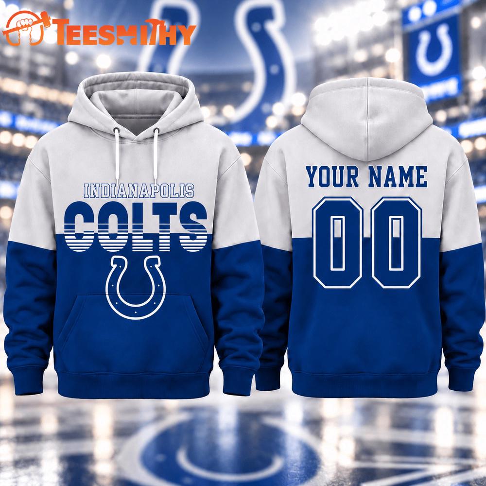 Indianapolis Colts 2026 NFL Varsity Stripe Hoodie
