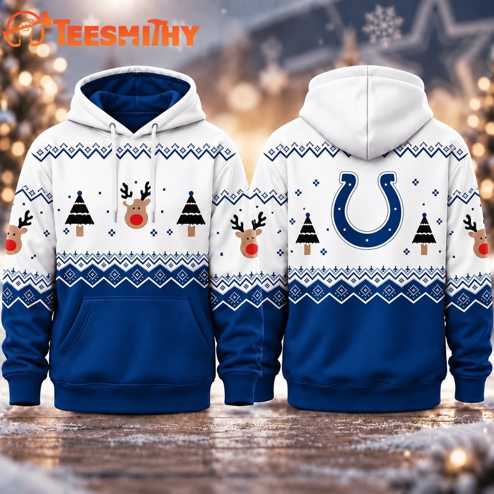 Indianapolis Colts NFL Christmas Game Day Hoodie Shirt