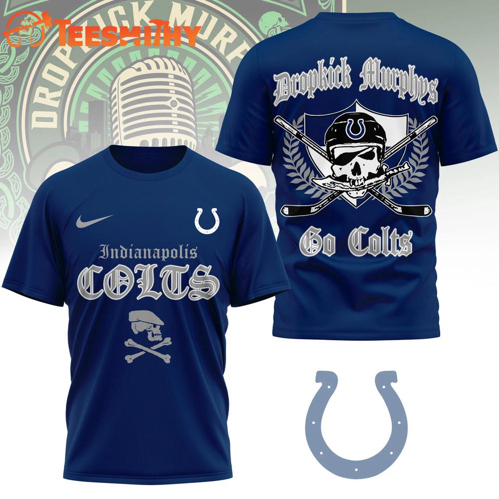 Indianapolis Colts NFL Dropkick Murphys Fan 3D T Shirt