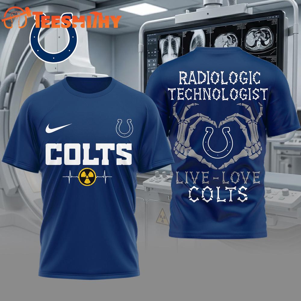 Indianapolis Colts NFL Radiology Technologist Game Day 3D Shirt