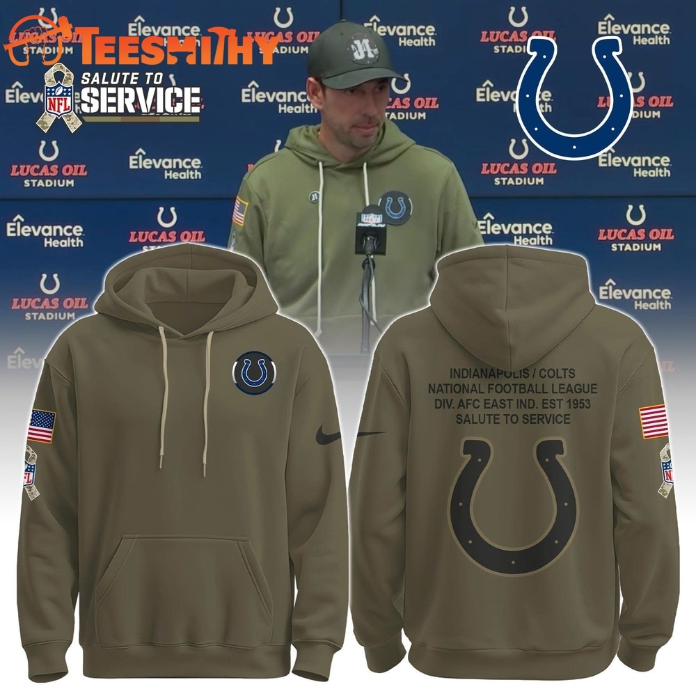Indianapolis Colts NFL US Veterans Salute To Service 2026 Hoodie Shirt