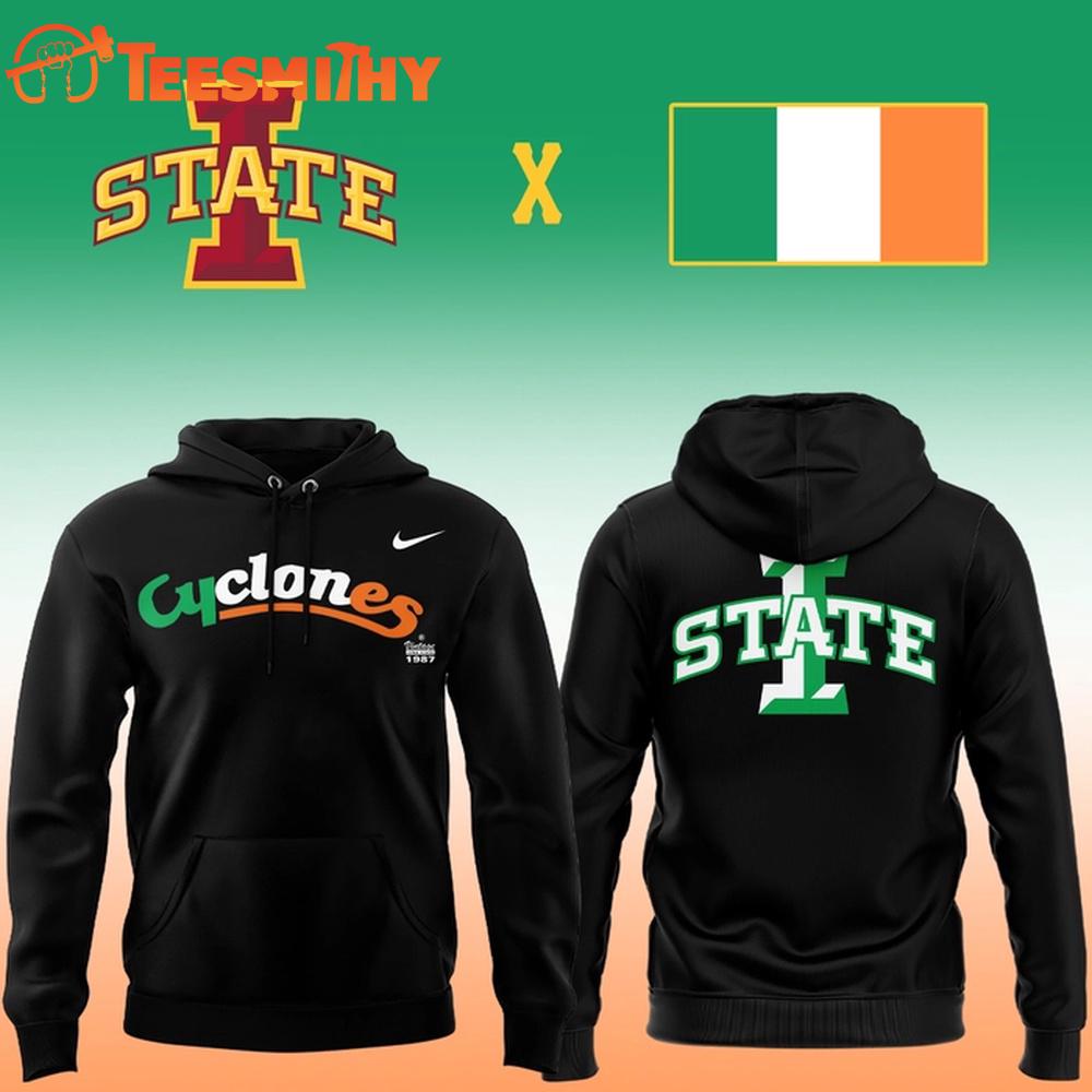 Iowa State Cyclones Football Ireland Limited Edition Hoodie Shirt Iowa State Cyclones Football Ireland Limited Edition Hoodie Shirt