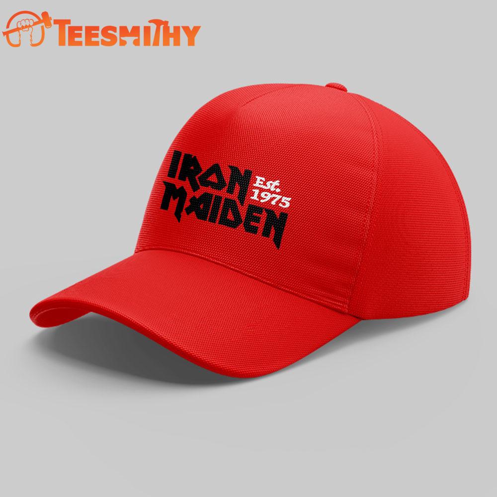 Iron Maiden Run For Your Lives World Tour 2025 Red Baseball Cap